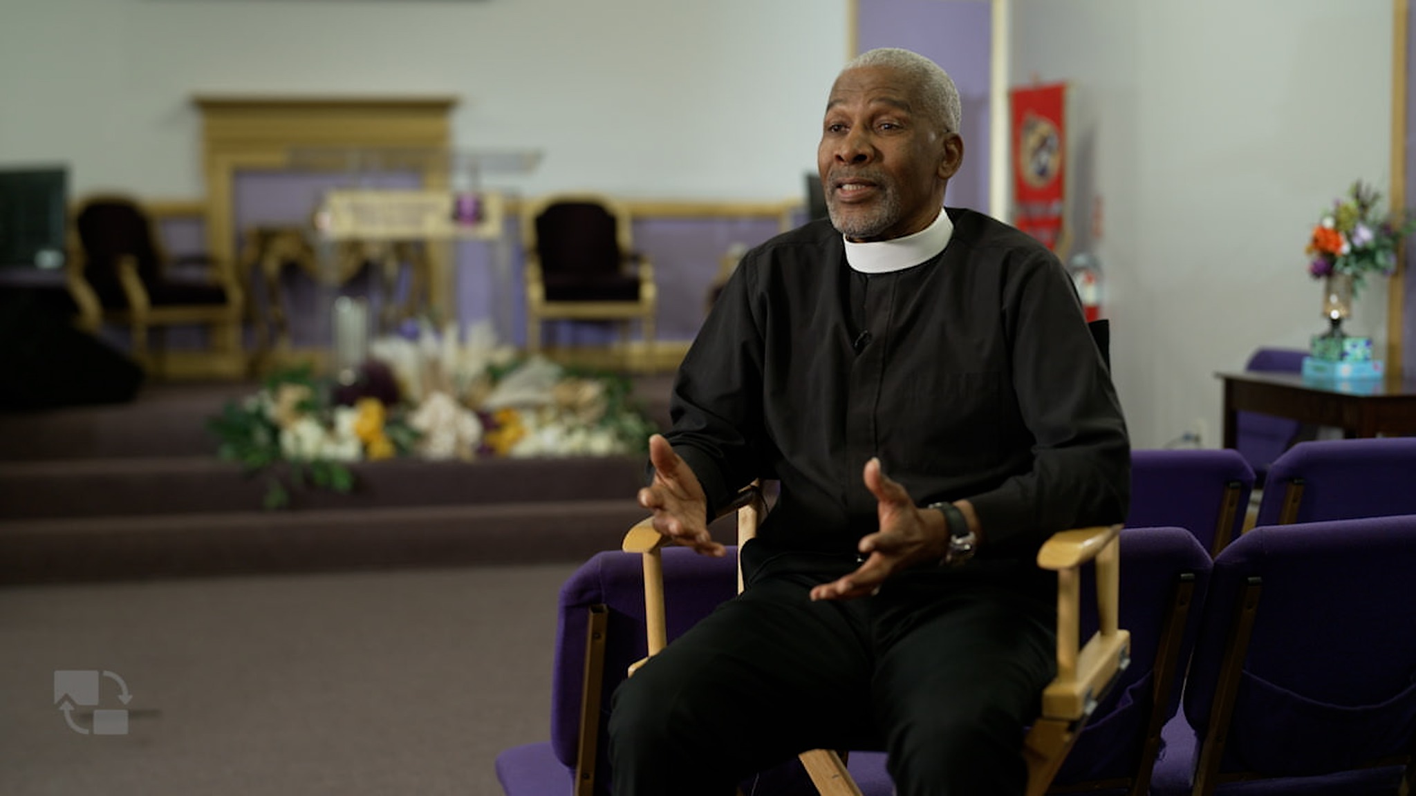 Pastor Ronald W. Miles interviewed at Bethel Christian Fellowship in Anacostia
